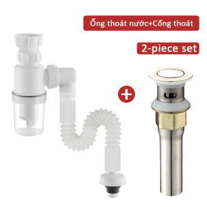 Phụ kiện chậu rửa Ống Thoát Nước Nút chặn thoát nước bồn rửa mặt Có lỗ thoát nước Thiết kế chống mùi hiệu quả ngăn ngừa côn trùng xâm nhập Lắp đặt dễ dàng phù hợp với mọi loại lavabo và chậu rửa