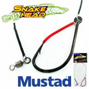 ของแท้ ราคาถูก ❗❗ ชุดเบ็ดตกช่อนชะโด PIONEER เบ็ดพร้อมสลิง ตัวเบ็ด Mustad มัสตาร์ด แข็ง คม พร้อมลูกหมุนถัง Fishing Lure