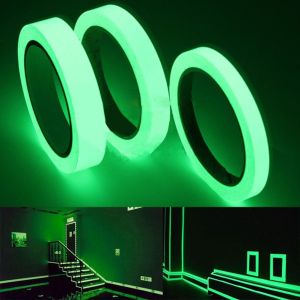 Luminous fluorescent luminous self-adhesive warning sticker