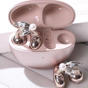 ต่างหู ความรู้สึกของแฟชั่น หัวเข็มขัดหูฟัง ลักษณะ หัวเข็มขัดหูฟัง เทคโนโลยีการฝัง ชาร์จในตัว