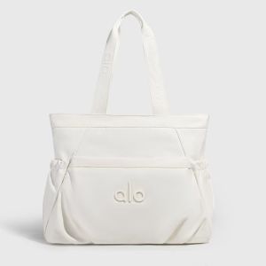 Túi Tote Nylon Nữ ALO Thiết Kế Nhún Vạt Bên Dung Tích Lớn Túi Đeo Vai Nhiều Ngăn Dùng Đi Học Đi Làm Mua Sắm