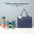 ecentio lunch bag /lunch tas Tas Bekal Makanan/Tote bag Waterproof ukuran besar. 