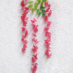 Seuntai Bunga Hias Wisteria Gantung Artificial Properti Photoshoot Beautyful Colourfull - AF66