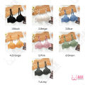 Women's Candy Color Bra Cup B Sexy Backless Front Screw Thread Design 1269. 