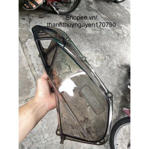 Ốp Pô E & Lọc Gió Thép VARIO 160 2022->2025 Màu Khói