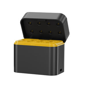 Reusable Lithium Battery Charger 8 Pack 1.5 V Rechargeable Batteries 4 AAA and 4 AA