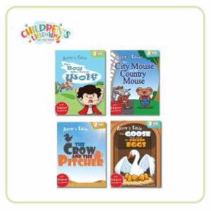 Childrens Library - Batang Matalino Aesop Fables Story Books For Kids SET With English Tagalog Translation