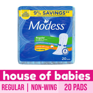 Modess Regular Cottony Soft Non-Wing Sanitary Napkins 20 Pads