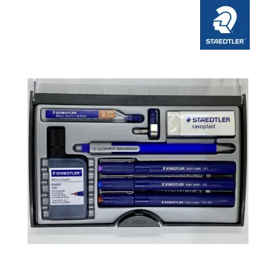 ART HUB - STAEDTLER Mars Matic Technical Pen Set 700 (College Set with Eraser Ink Lead Refill)