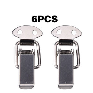 6PCS 304 Kunci Koper Kancing Kunci Stainless Loaded Toggle Latch Catch Hasp kunci box spring case