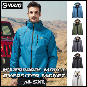 VUUG แจ็คเก็ตกันลมลำลองมีฮู้ดสำหรับผู้ชายเสื้อแจ็คเก็ตแขนยาวกันลมระบายอากาศได้ดีเสื้อแจ็คเก็ตสวมใส่สบายสำหรับผู้ชายสวมใส่สบายสำหรับฤดูใบไม้ผลิและฤดูใบไม้ร่วง