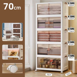 Tủ để đồ nhà bếp gấp gọn đa năng Tủ quần áo gấp gọn có bánh xe di chuyển nhẹ nhàng tiện lợi