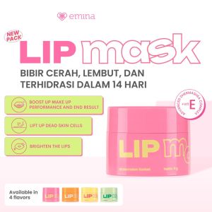 EMINA Lip Mask 9gr - Watermelon Sorbet | Vanilla Pretzel | Milky Matcha | Orange Squash