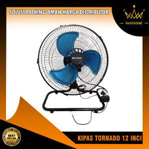 Kipas Angin Tornado Besi 2in1 12Inch Desk Fan Wall Fan Kipas Dinding