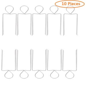 Barbecue Accessories Stainless Steel Veggie Raft Skewers Double Skewer BBQ Grilling Kabob Meat Fish Chicken Great Gift 4-10pcs