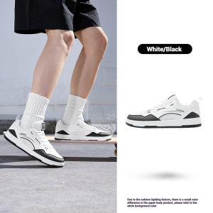 Qiaodan รองเท้าผ้าใบสไตล์เรโทรผู้ชายพื้นหนากันลื่น QXL053252509