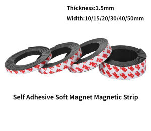 1Meter/lot Rubber Magnet 101mm self Adhesive Flexible Magnetic Strip Tape width 10mm/20mm/30mm *1 20*1 30*