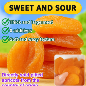 【Sweet and Soft】Additive-Free Pitted Dried Red Apricots Lowering Blood Sugar Healthy Snacks