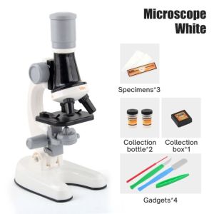 LlinoRose 1200X Mikroskop Kit Lab Homeschool Science Educational Toys Untuk Hadiah Anak-anak