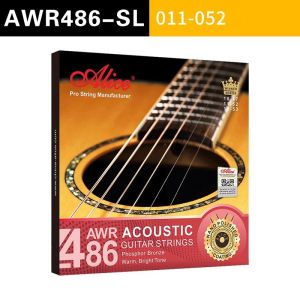 Dây Đàn Guitar Acoustic Alice AWR486 I Dây Đàn Guitar Alice Phủ NANO Hàng Chính Hãng Cao Cấp