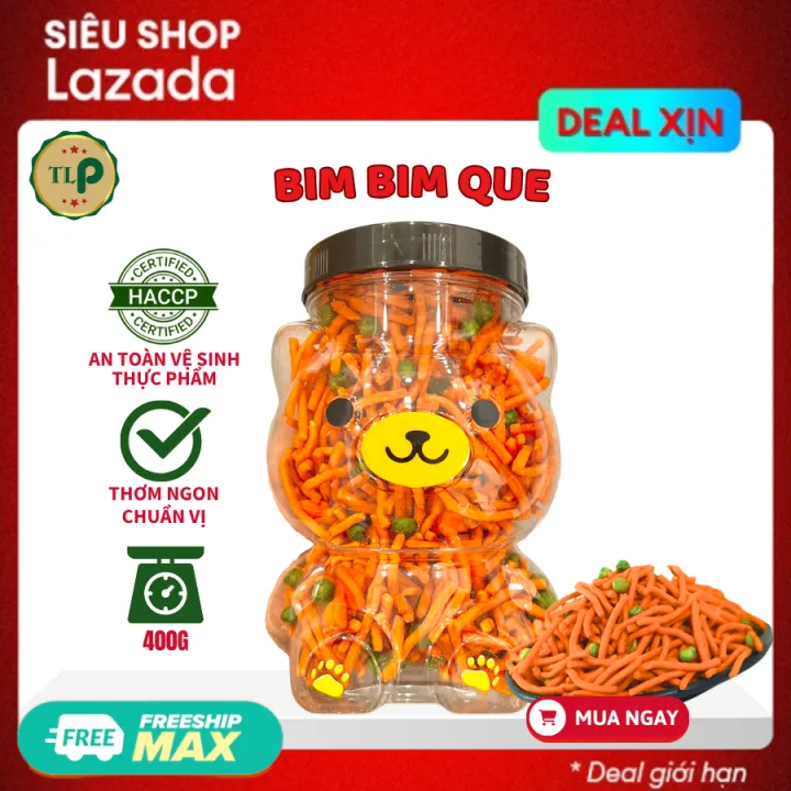 BIM BIM QUE MIX ĐẬU HÀ LAN TÂN LỘC PHÁT HŨ HÌNH CON GẤU 400G | Lazada.vn