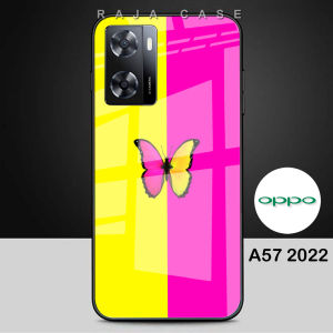 Softcase Glass Kaca OPPO A57 2022  Casing Hp - J25