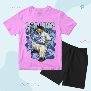 Baju Kaos Setelan Distro Ramadhan Perang Sarung Anak Laki Laki Motif Perang Sarung Usia 1 - 10 Tahun