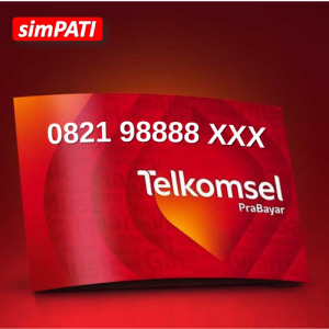 Nomor Cantik Telkomsel 4G LTE 10 DIGIT 888 999 000 168 805
