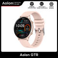 Aolon GTR สมาร์ทวอทช์ smart watch กันน้ำ สมาร์ทโฟน เครื่องมือวัดอัตราการเต้นของหัวใจ สำหรับผู้ชาย กีฬา เฝ้าดูการนอนหลับ ออกซิเจนในเลือด นาฬิกาลูทูธ สำหรับผู้หญิง สำหรับ Android IOS สมาร์ทวอทช์. 