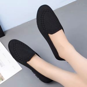 Loafer Shoes Women Doll Casual Home Comfort Office Flat Rubber Topsider Soft