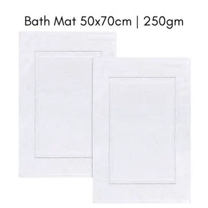 White Towels | Face Hand Gym Bath Towel 70x140cm | 400g 550g 600g | Hotel Airbnb Cotton Towels