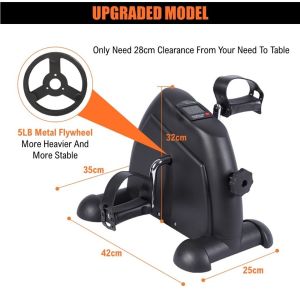 Pedal Exerciser Bike Fitness Bike Multifunctional Treadmill Bicycle With Electronic LCD Display
