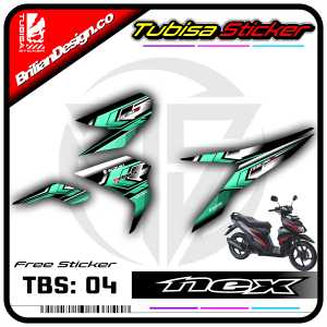 Sticker Striping Nex 2 - Stiker Striping Variasi Motor Nex 2. TBS.SF.04