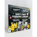 Babys First Learning Library High Contrast 4 Board Books Gift Set For Toddlers Ages 12+ Months. 