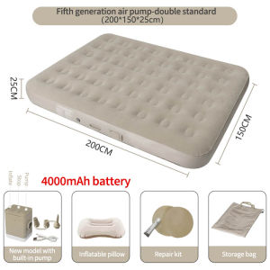 ZhiYunTong COD Air bed with automatic pump Air bed for camping tent Foldable portableSingle/Double/King/QueenSize Inflatable Bed