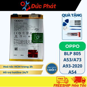 PIN THAY THẾ OPPO BLP 805 / A53 / A7 / A93-2020 (Tặng keo dán & bộ sửa)