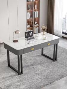 Office Table Modern Tempered Glass Computer Study Gaming Desk With Chair Dressing Table Set Combination Home