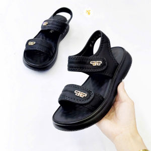 Sandal đế mềm êm chân cao 3cm quai dán tiện lợi - (65TTT) - Hàng chính hãng Jolie