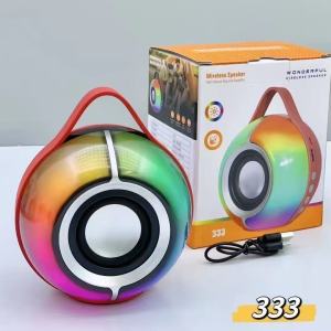 SY-333ลำโพงพกพาBluetoothเชื่อมต่อพร้อมกันได้สองตัวได้อย่างรวดเร็วเสียงเบสลึกเสียงใสเคลียร์