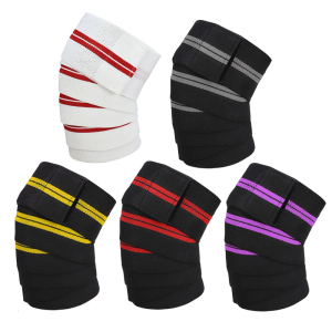 Comfortable Knee Sleeve Nylon Knee Brace Outdoor Sports Gym Accessories for Squats and Running with Adjustable Fit