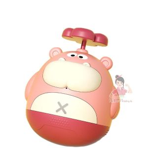Mainan Mandi Anak Bayi Cute Hippo Tumbler Water Spray 2 in 1 Original