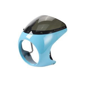 Trước xe máy Đèn pha fairing cho Cafe racer Phụ Kiện Xe Máy Retro Đèn pha kính chắn gió 7inch/16.5 ~ 18cm cho Honda