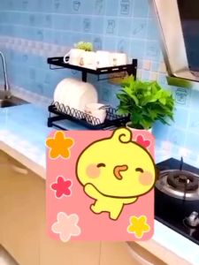 Bisa COD Wallpaper Sticker Dapur & Kamar Mandi Anti Air & Anti Minyak Ukuran 45cm x100cm