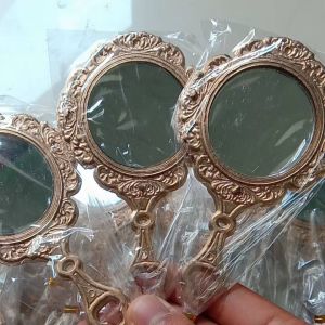 sultan souvenir..Souvenir Kaca Gagang BULAT Mas/Perak Plastik isi 50 pcs