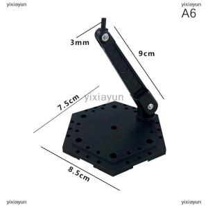 [COD] yixiayun Innovative And Practical Handmade Doll DIY Holder Action Figure Model Base Display Stand Black Bracket For 1 144 HG RG