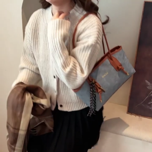 Large Capacity Armpit Bag for Women Handbag Retro Shoulder Bag Fashion Commuting Bag Autumn Winter Underarm Bag