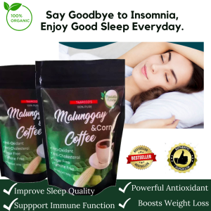 PRODUKTONG LOKAL Malunggay And Corn Coffee Good for Diabetic Sugar Free Caffeine Free  Anxiety Stress Relief Help Deep Sleep Save Insomnia Slimming Coffee  Healthy Sleep Antioxidant Coffee No Caffeine 100g Anti Stress Coffee