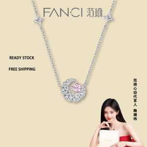 FANCI 925 Sterling silver necklace for women no rusting rantai leher perempuan chain diamond