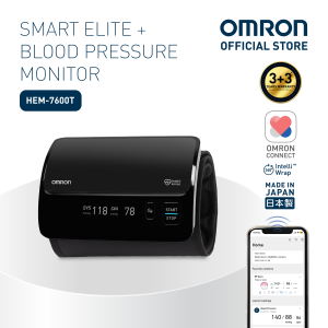 OMRON Upper Arm Blood Pressure Monitor HEM-7600T (3+3 years warranty)
