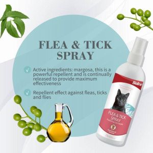 BIOLINE 175ML Flea & Tick Spray for Cats Protecting Cats Health